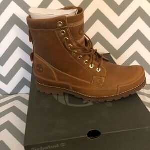 Timberland Brown Leather Work Boots